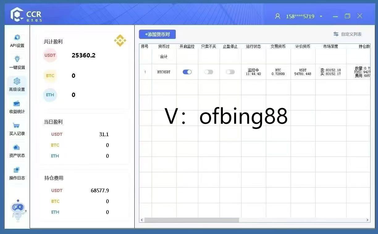 CCR炒币机器人：AI量化全自动交易，赚钱如呼吸一般简单